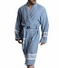 hamam badjas Krem Sultan air blue met farmer stitch