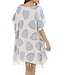 Boho strandtuniek air blue