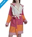 Lalay korte badjas dames Sun multi color - fuchsia orange
