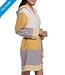 korte badjas dames Sun multi color - yellow taupe