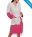 Lalay dip dye badjas fuchsia