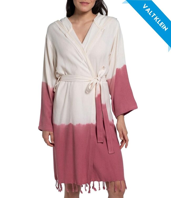 dip dye badjas dusty rose