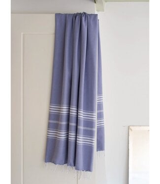 Ottomania hamamdoek XL korenbloemblauw