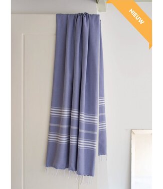 Ottomania hamamdoek XL korenbloemblauw