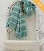 hamam handdoek smaragdgroen 100x50cm