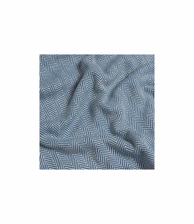 hamamdoek ZigZag petrol blue 220x170cm