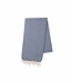 Lalay hamamdoek ZigZag navy