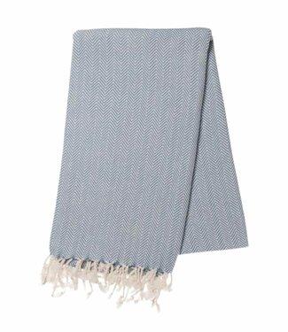 Lalay hamamdoek ZigZag air blue