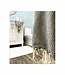 XXL hamamdoek Diamond dark grey 220x170cm