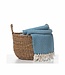 XXL hamamdoek Diamond petrol blue 220x170cm