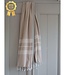 hamamdoek XL grijsbeige 210x100cm