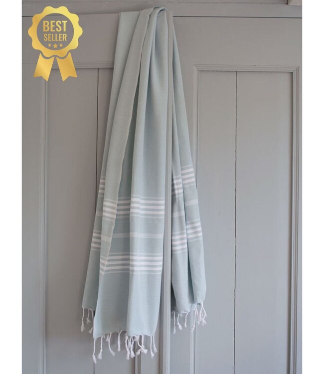 hamamdoek XL zeegroen 210x100cm