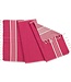 Lalay kleine hamamdoek Krem Sultan fuchsia