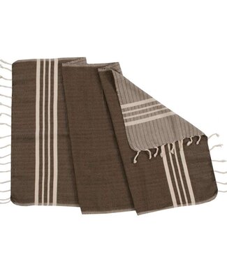 Lalay kleine hamamdoek Krem Sultan khaki