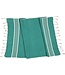 Lalay kleine hamamdoek Krem Sultan emerald