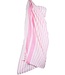 Hamams own pareo hamamdoek Aquastreeps pink