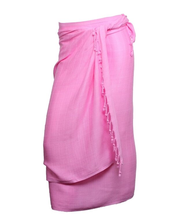 pareo hamamdoek Aqua roze 190x85cm