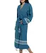 Lalay hamam badjas Krem Sultan petrol blue