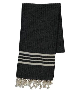 Lalay Hamamdoek XL black – Krem Sultan