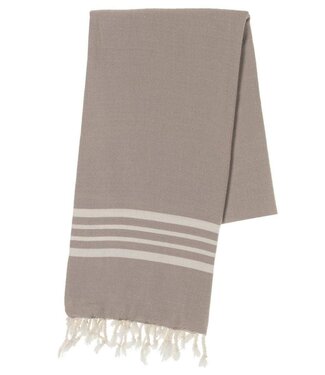 Lalay Hamamdoek XL taupe– Krem Sultan