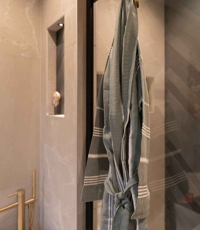 hamam badjas dennengroen