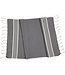 Lalay kleine hamamdoek Krem Sultan dark grey