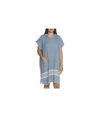 Lalay strandponcho Sultan air blue