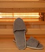 open sauna slippers grijs