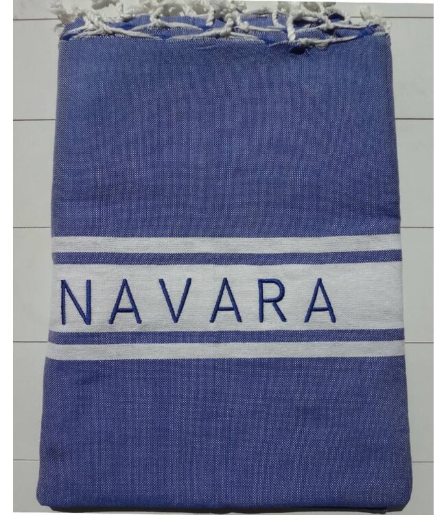 Hamamdoek borduren met naam of logo