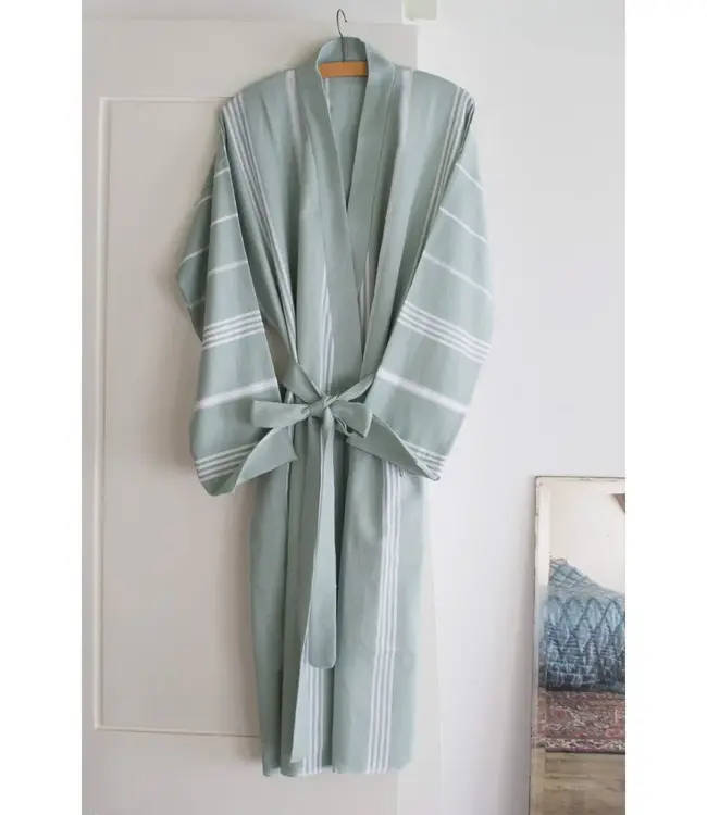 Cadeaubox Ottomania – hamam badjas maat M & XL hamamdoek (210×100cm)