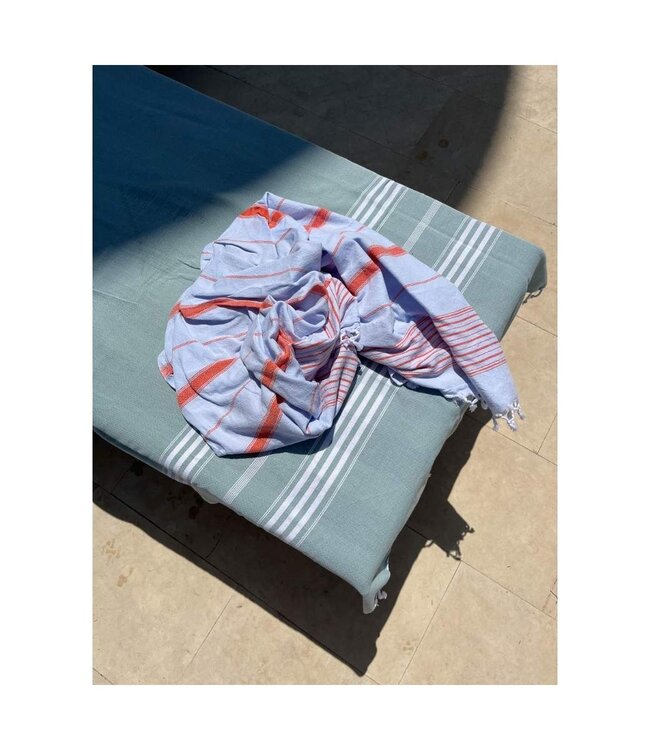 hamamdoek XL grijsgroen 210x100cm