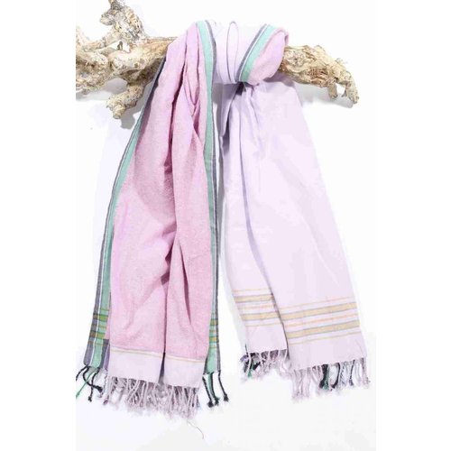 PURE Kenya kikoy strandlaken powder pink PURE Kenya kikoy strandlaken powder pink