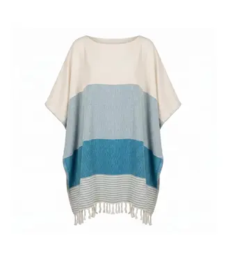 Lalay strand en sauna tuniek Sultan light blue petrol
