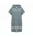 sauna en strandponcho met rits almond green