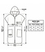 sauna en strandponcho met rits taupe Sultan