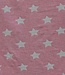 hamamdoek Ster roze 160x90cm