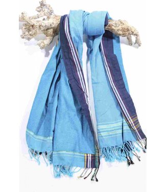 PURE Kenya kikoy strandlaken Jambo blue