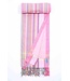 PURE Kenya kikoy strandlaken sweet pink stripes 170x95cm