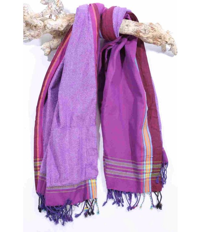 kikoy strandlaken Mandera purple 170x95cm