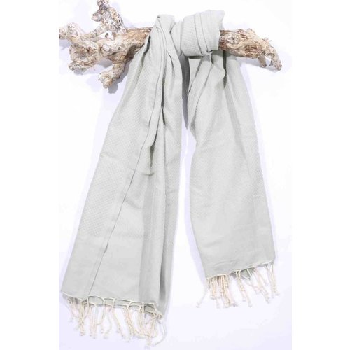 Call it Fouta! hamamdoek Honeycomb green gray Call it Fouta! hamamdoek Honeycomb green gray