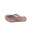 Slippers Acacia bronze & aubergine