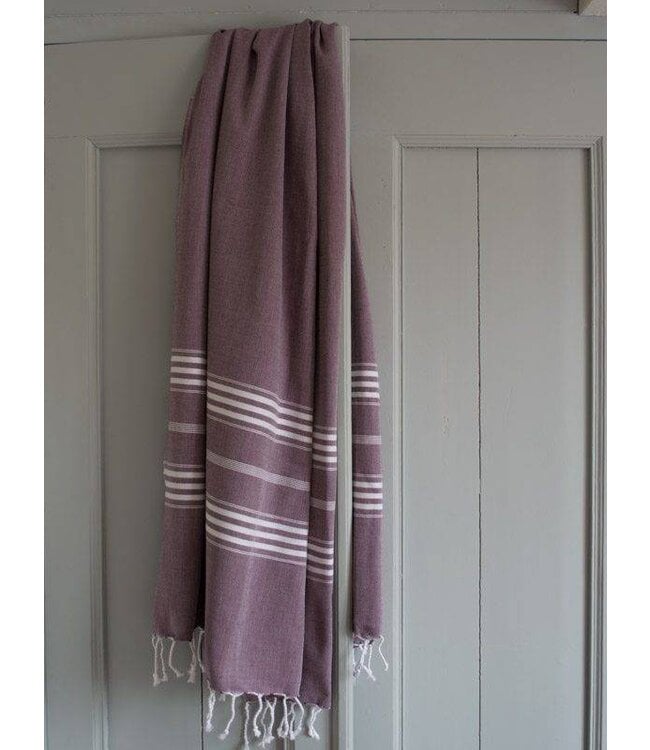 hamamdoek XL aubergine 210x100cm