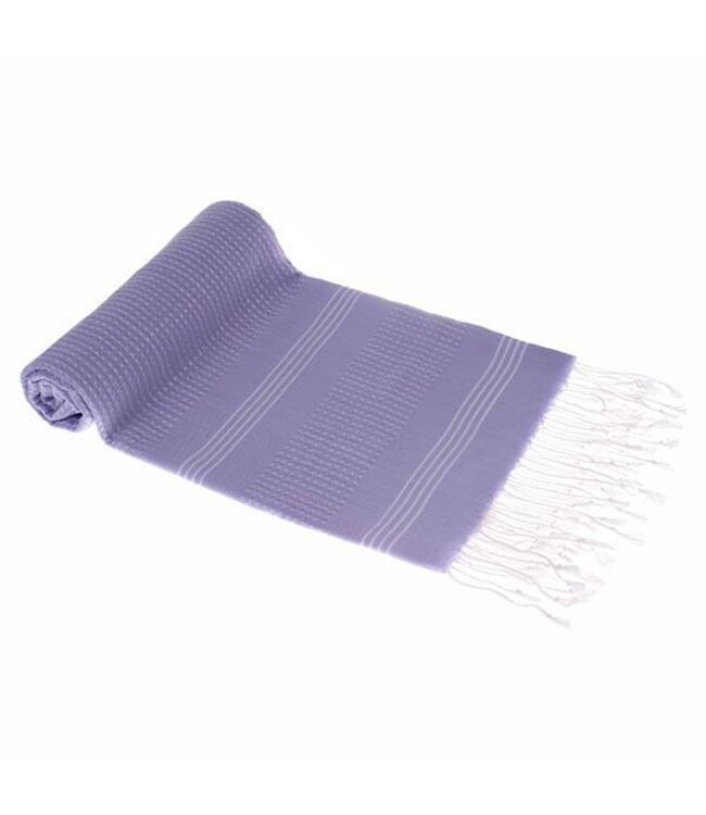 hamamdoek BeachFun lila 180x90cm