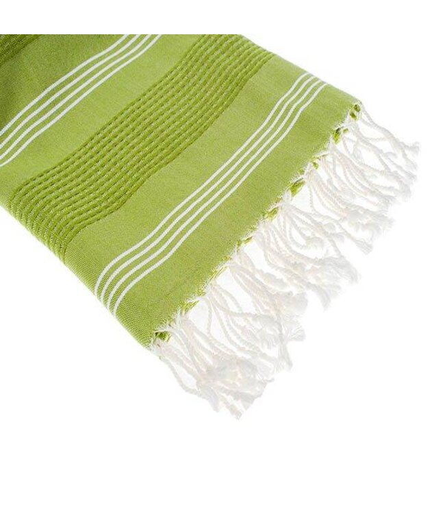 hamamdoek BeachFun lime 180x90cm
