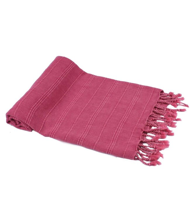 hamamdoek Stone denim red 170x85