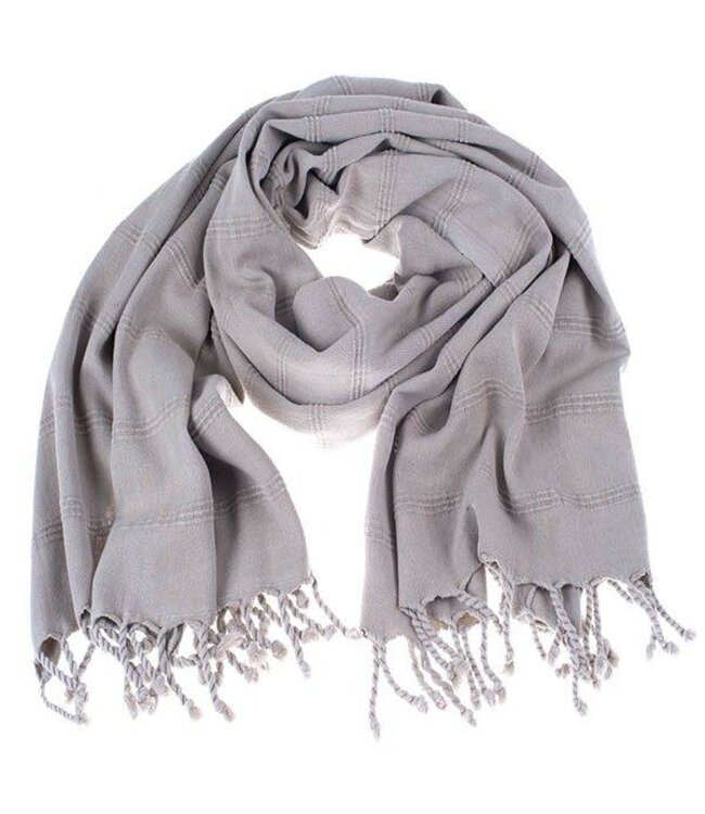 hamamdoek Stone denim cream 170x85