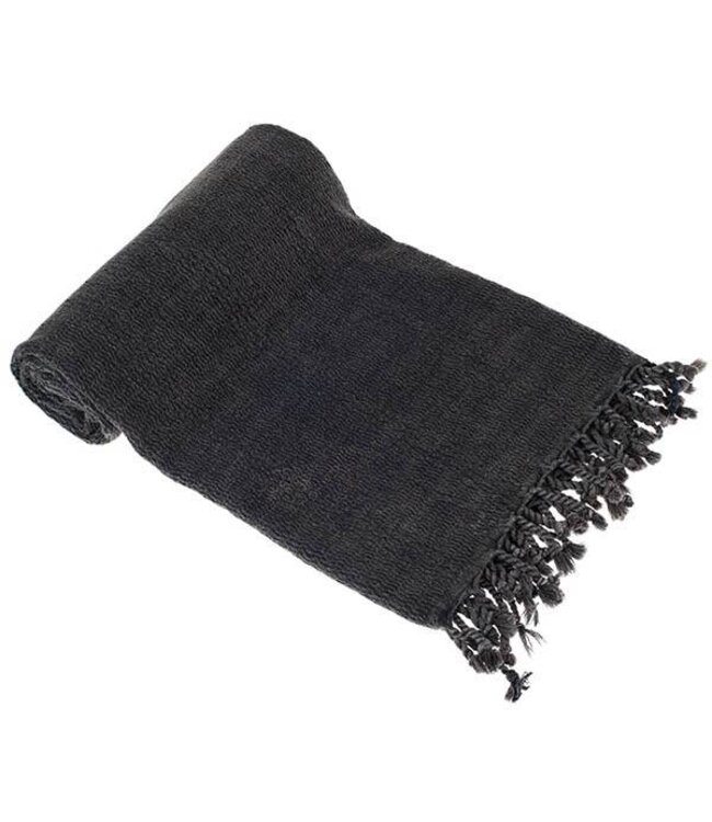 hamamdoek bamboe antraciet 160x85cm