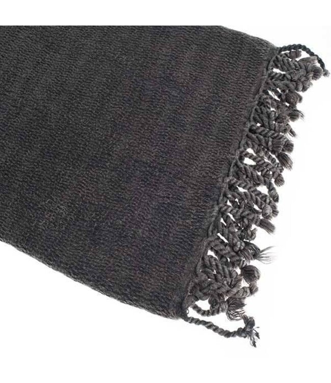 hamamdoek bamboe antraciet 160x85cm