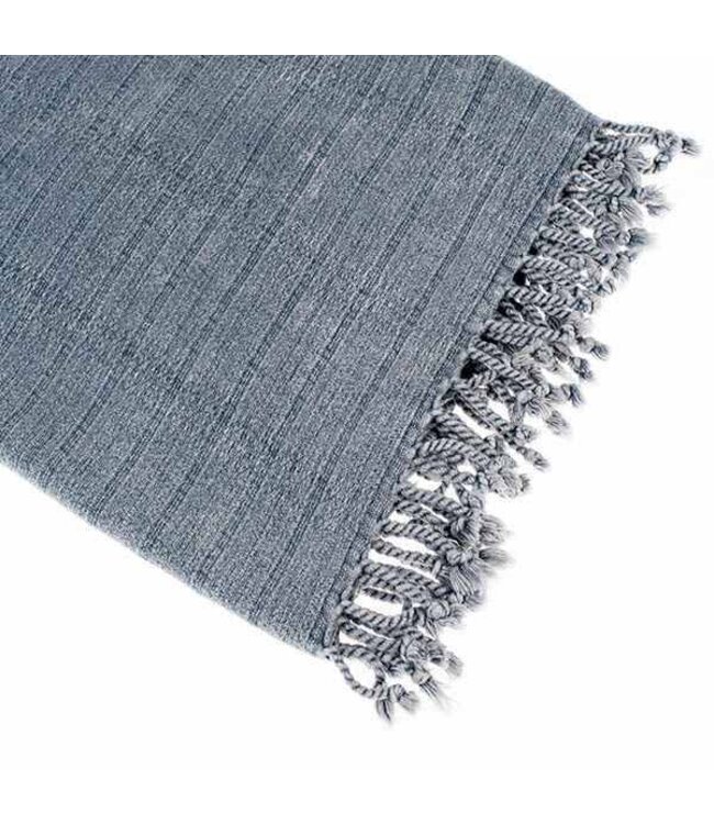 hamamdoek bamboe silver