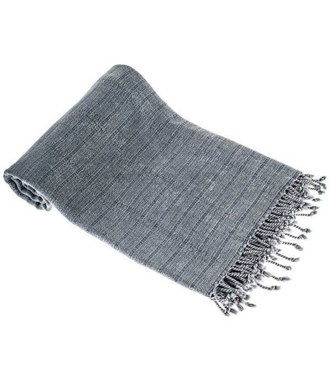 hamamdoek bamboe silver